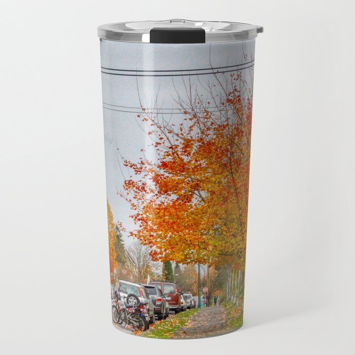 Fall Colours in East Vancouver Travel Mug