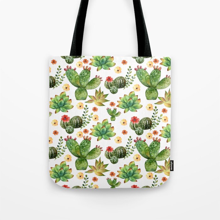 southwest cactus Tote Bag
