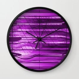 Lightning box behind jalousie Wall Clock | Digital, Pattern, Harrycat, Collorgradient, 3D, Digitalart, Walldecor, Design, Lighteffect, Wallart 