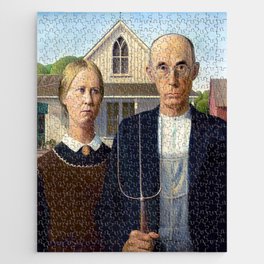 American Gothic Jigsaw Puzzle