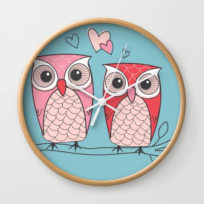Love Birds Wall Clock