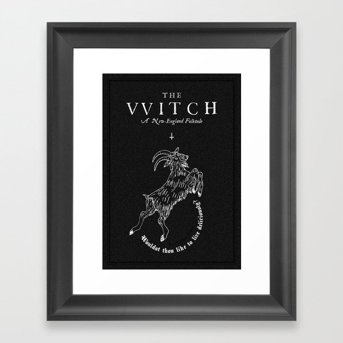 The Witch - Black Phillip Framed Art Print