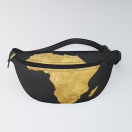 Gold Africa Fanny Pack