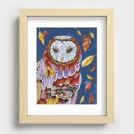 Owl Aura Recessed Framed Print