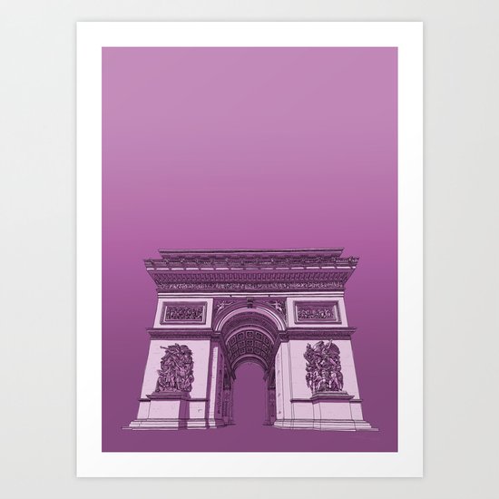 Arc de Triomphe Art Print