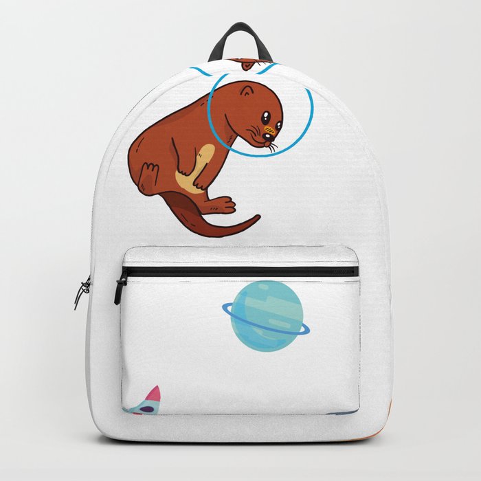 Otter Space Shirt For Space Scientists Backpack