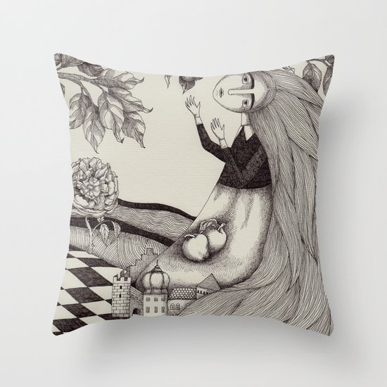 The Golden Apples (2) Throw Pillow