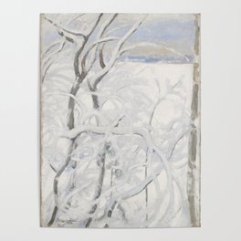 Pekka Halonen - Tree in Winter Poster