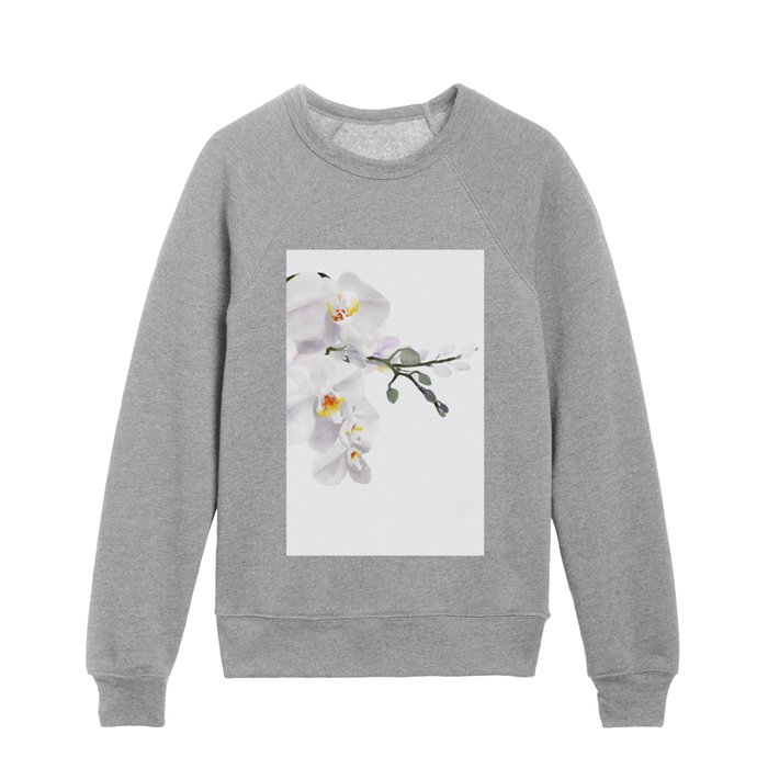 White Orchids Kids Crewneck