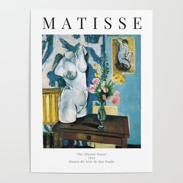 The Plaster Torso - Henri Matisse - Exhibition Poster Poster