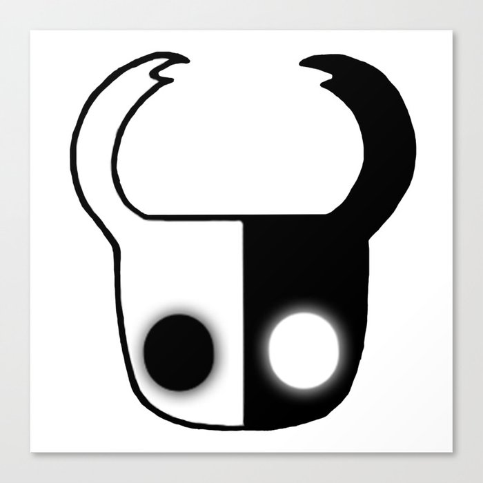 Hollow Knight Face Canvas Print by Good Ol' Mavis Society6