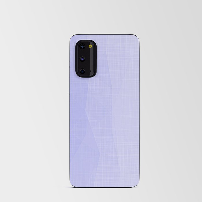 A Touch Of Very Peri Soft Lavender Geometric Minimalist Android Card Case