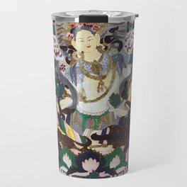 Avalokitesvara Buddhist Thangka  Travel Mug