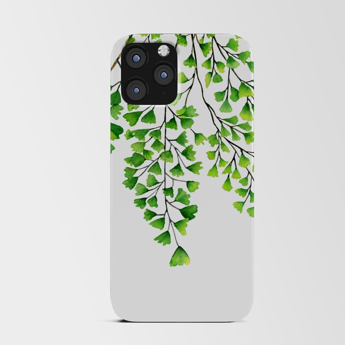 Maidenhair Fern Watercolor 2 iPhone Card Case