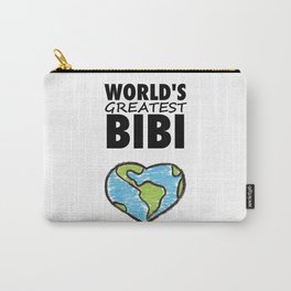 Worlds Greatest Bibi Carry-All Pouch
