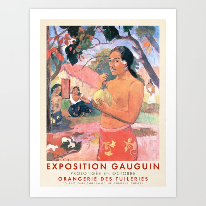 Paul Gauguin Art Exhibition Art Print