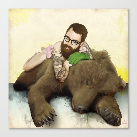 The Hug Canvas Print