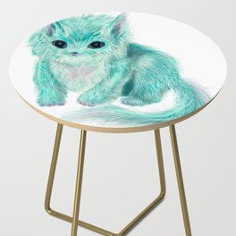 cute Blue cat Side Table