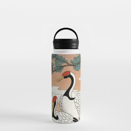 Minhwa: Pine Tree and Cranes C Type Water Bottle