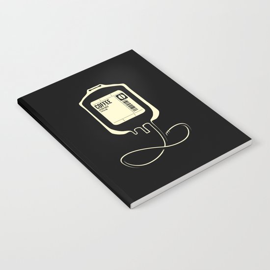 Coffee Transfusion - Black Notebook