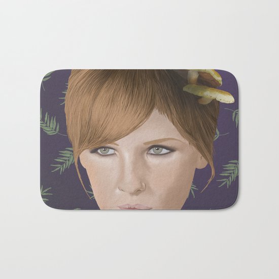 Mushroom Lady Bath Mat