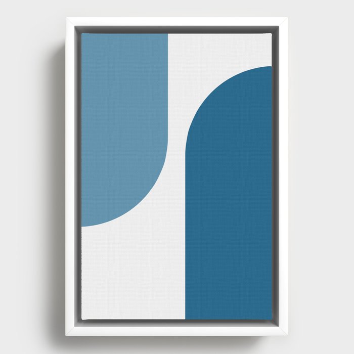 Modern Minimal Arch Abstract XXIV Framed Canvas