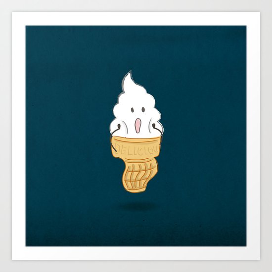 I scream Art Print