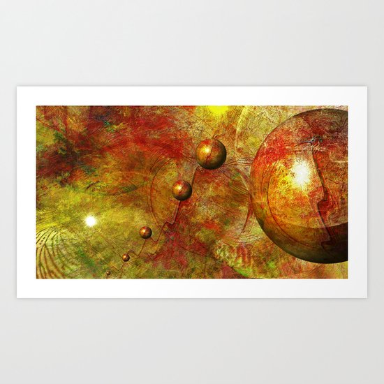 Raising Art Print