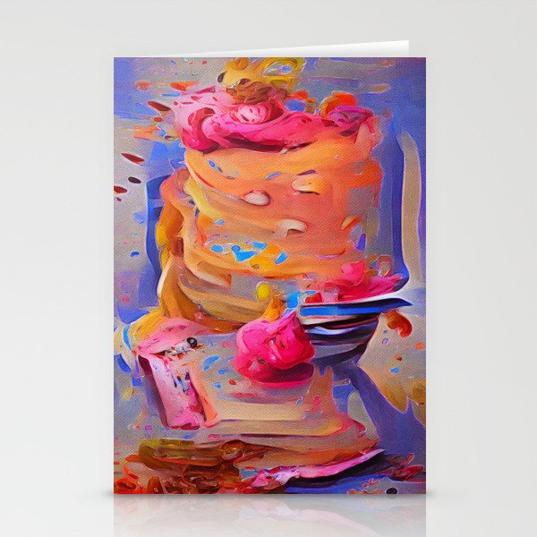 Cathy's Crumbling Cake Stationery Cards