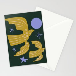 Peaceful night dove Stationery Card