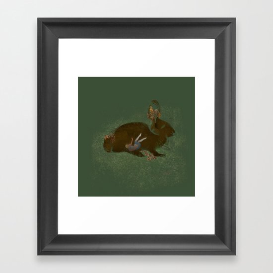 Burrow Framed Art Print