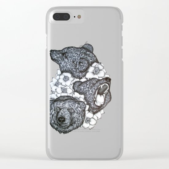 Bears in Bears Clear iPhone Case