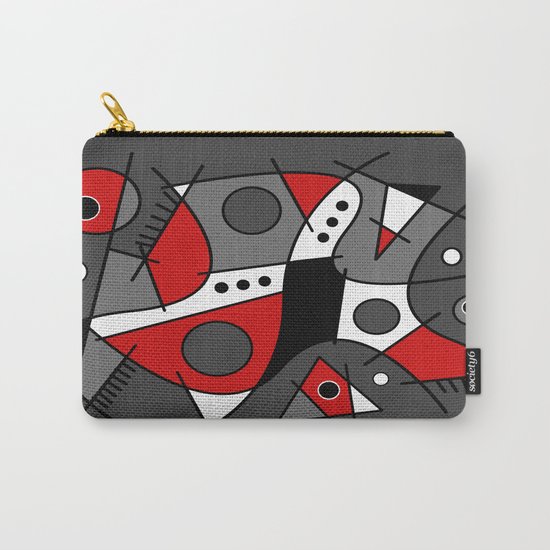 Abstract #233 Harlequin Carry-All Pouch