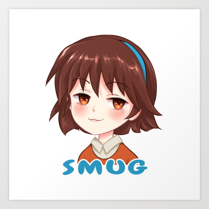 Smug anime clearance girl hoodie
