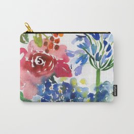 roses and hydrangeas in the garden Carry-All Pouch