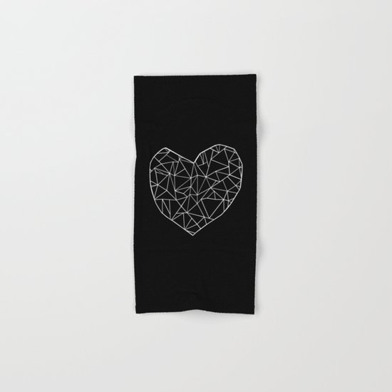 Abstract Heart Hand & Bath Towel