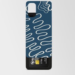 Abstract minimal line fern 2 Android Card Case