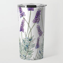 Lavender, Illustration Travel Mug