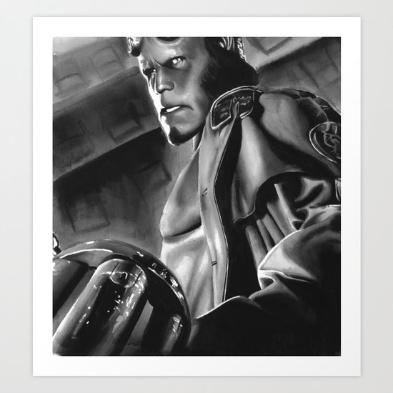 hell boy Art Print