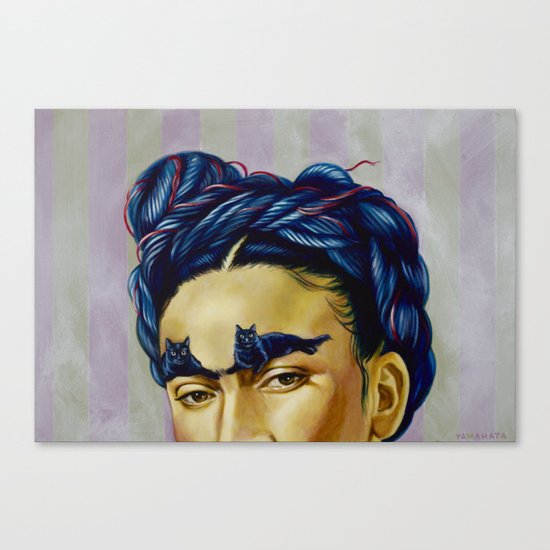 Frida Kat-lo Canvas Print