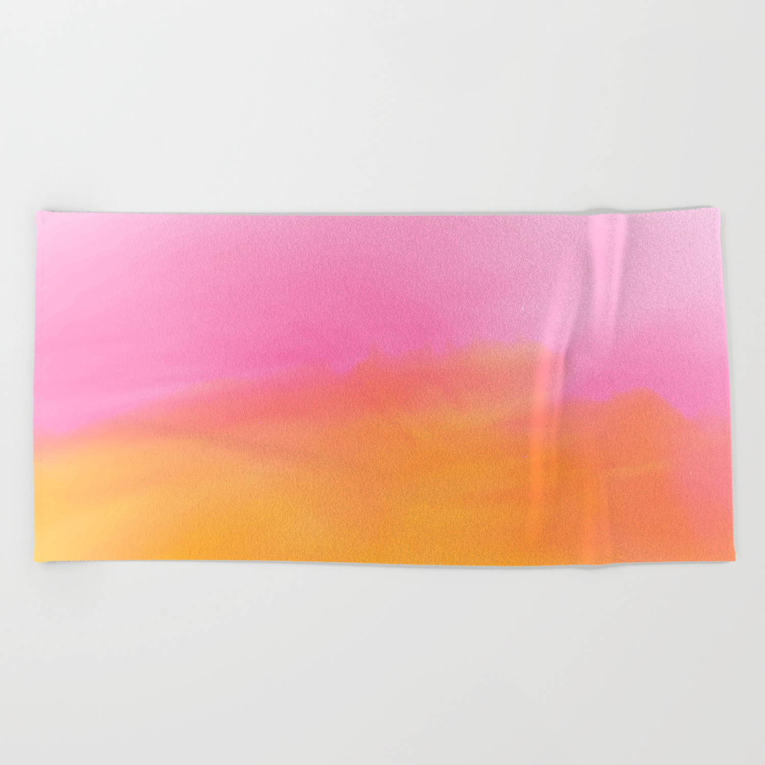 Abstract Watercolor Soft Background Beach Towel By Parazitgoodz