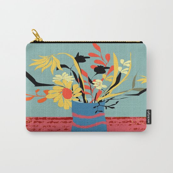 Vase of Flowers Carry-All Pouch