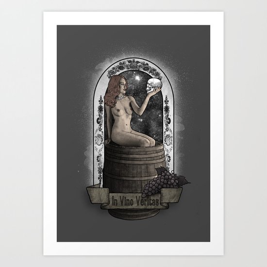 In Vino Veritas Art Print