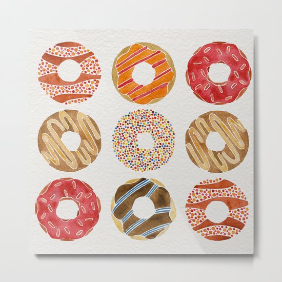 Half Dozen Donuts Metal Print