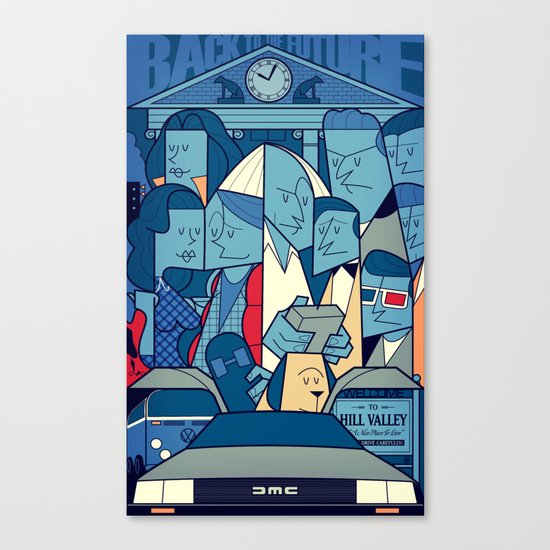 Back to the Future Canvas Print