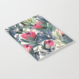 Painted Protea Pattern Notebook