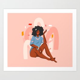 Girl 2 Art Print