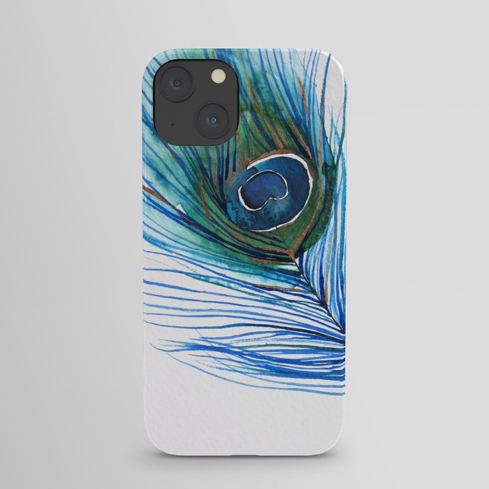 Peacock Feather I iPhone Case