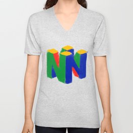 N64 Painting V Neck T Shirt