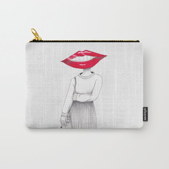 Lip Head Carry-All Pouch